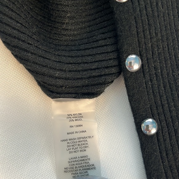 Vila Milamo Black Studded Sweater - Picture 5 of 7